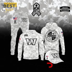 Washington Commanders Camo 2024 Salute to Service Hoodie, Jogger, Cap