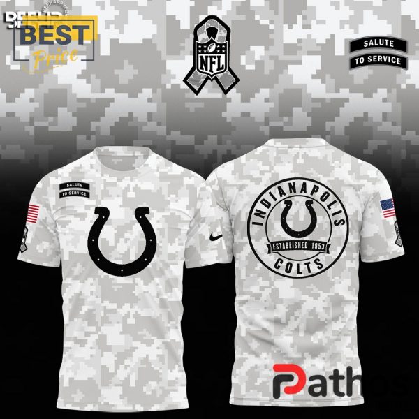 Indianapolis Colts Camo 2024 Salute to Service Hoodie