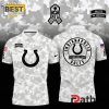 Indianapolis Colts Camo 2024 Salute to Service Polo Shirt