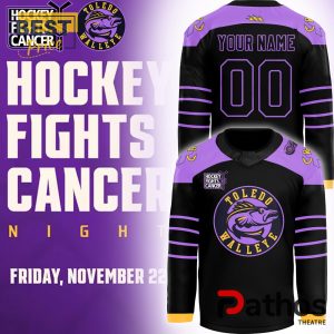 toledo walleye x hockey fight cancer night 2024 hockey jersey 2 Nd8to