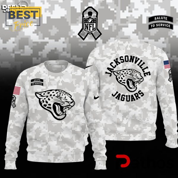 Jacksonville Jaguars Camo 2024 Salute to Service Hoodie