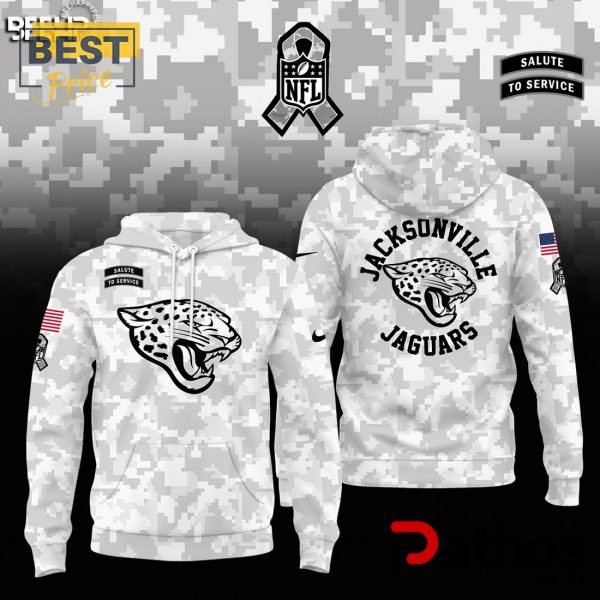 Jacksonville Jaguars Camo 2024 Salute to Service Hoodie, Jogger, Cap