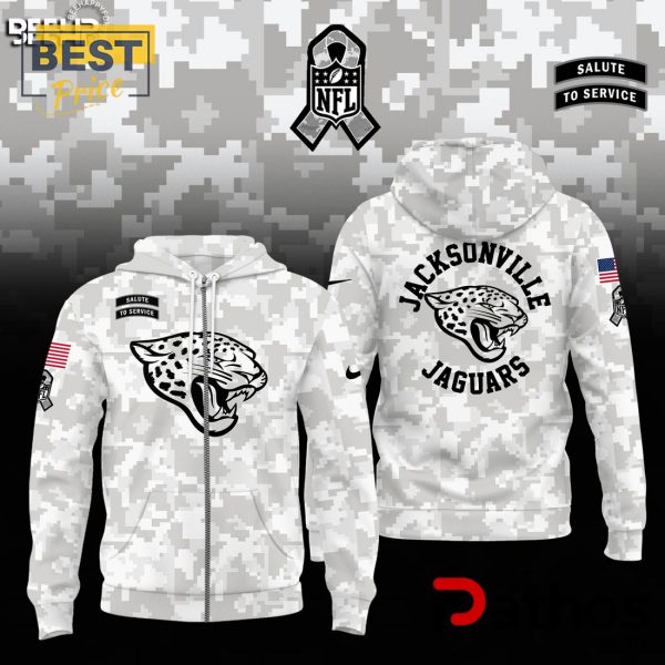 Jacksonville Jaguars Camo 2024 Salute to Service Hoodie, Jogger, Cap