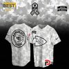 Kansas City Chiefs Camo 2024 Salute to Service Baseball Jersey