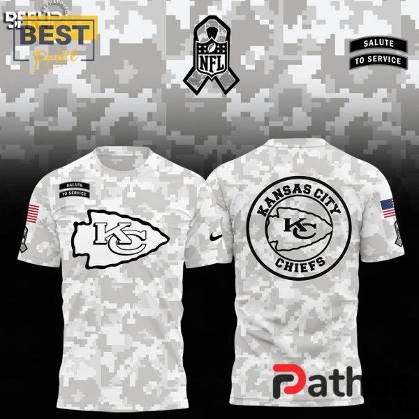 Kansas City Chiefs Camo 2024 Salute to Service Hoodie