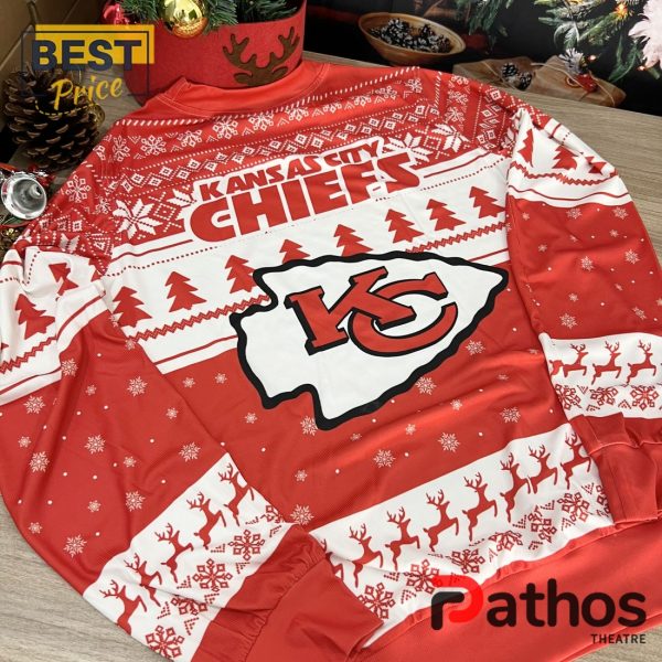 Kansas City Chiefs x Grinch 2024 Christmas Sweater