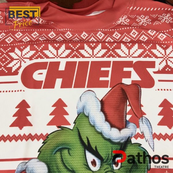 Kansas City Chiefs x Grinch 2024 Christmas Sweater