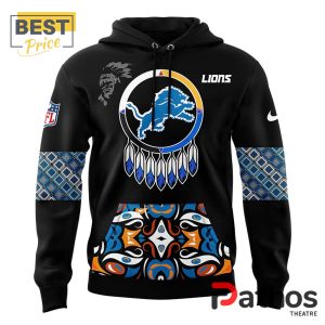 detroit lions 2024 limited native american heritage hoodie 2 QuzJN