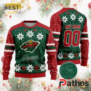 nhl minnesota wild custom ugly sweater for christmas 2 brPl5