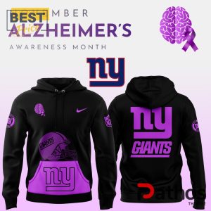 2024 New York Giants Alzheimer’s Awareness Month Hoodie