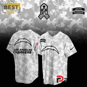 los angeles chargers camo 2024 salute to service baseball jersey 2 Kp3Bc