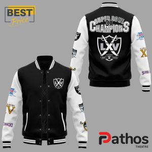 las vegas raiders alumni 3x super bowl baseball jacket 2 80MBF