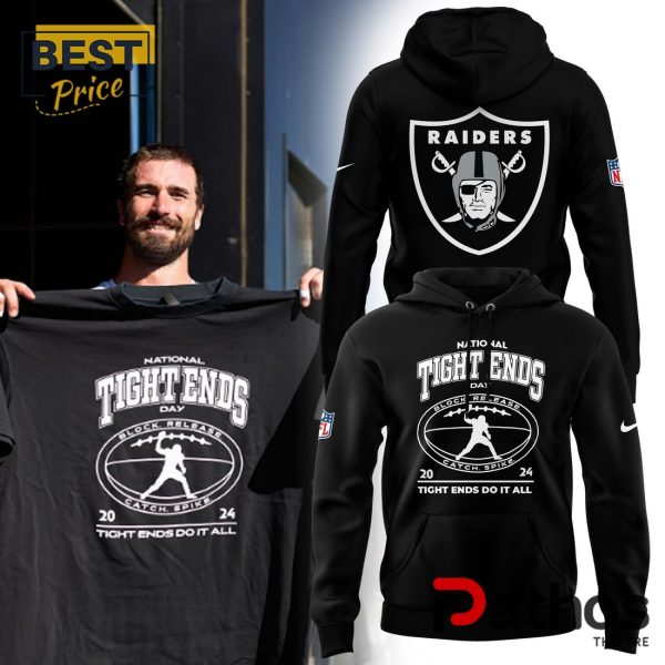 Las Vegas Raiders 2024 National Tight Ends Day Hoodie