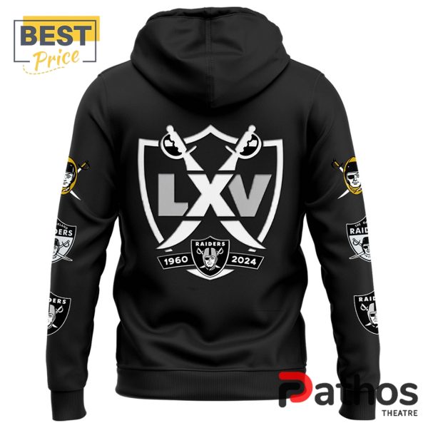 Las Vegas Raiders 65th Season Hoodie, Cap