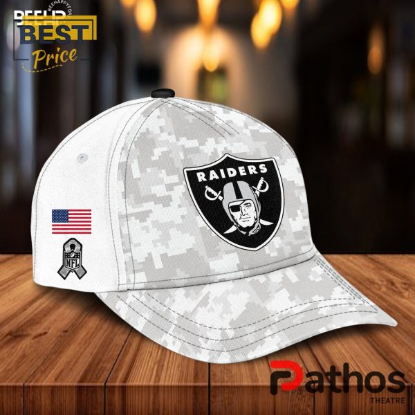 Las Vegas Raiders Camo 2024 Salute to Service Hoodie, Jogger, Cap