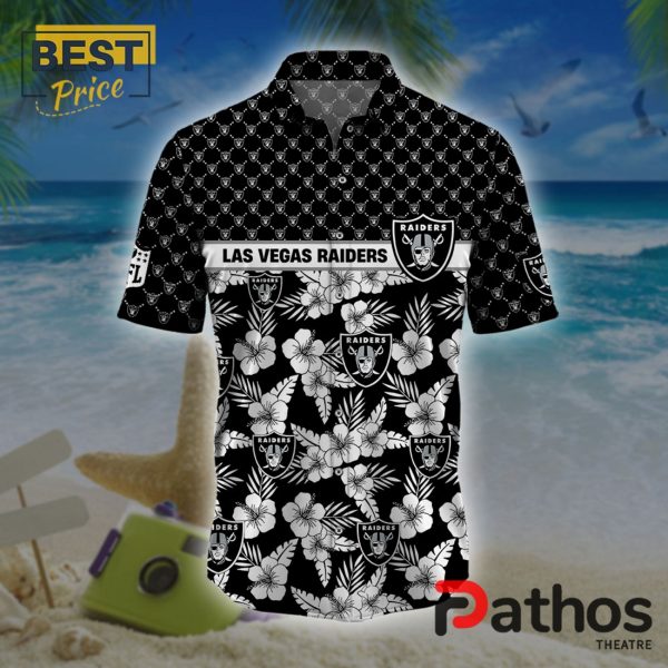 Las Vegas Raiders NFL Palm Leaves Hawaiian Shirt