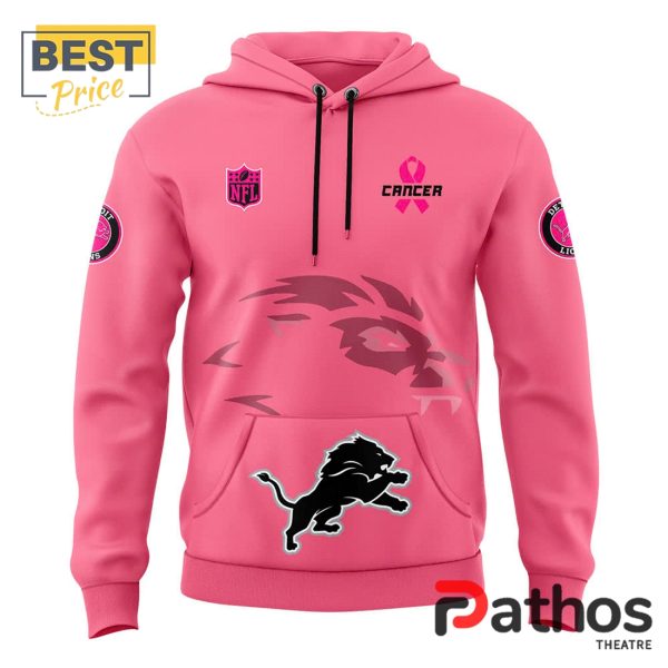 Limited Detroit Lions 2024 Breast Cancer Awareness Hoodie