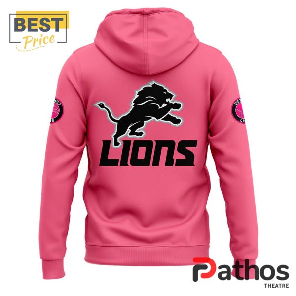 Limited Detroit Lions 2024 Breast Cancer Awareness Hoodie