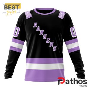 nhl new york rangers home in lavender hockey fight cancer hoodie 6 GO0E5