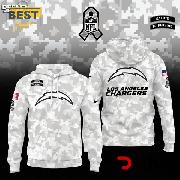 Los Angeles Chargers Camo 2024 Salute to Service Hoodie