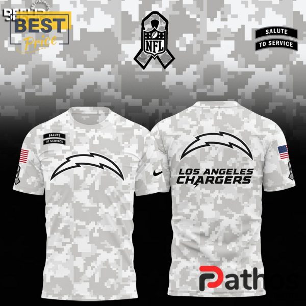 Los Angeles Chargers Camo 2024 Salute to Service Hoodie