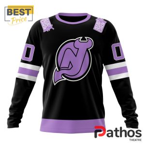 nhl new jersey devils home in lavender hockey fight cancer hoodie 6 H35hP