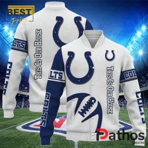 NFL Indianapolis Colts Team Baseball Jacket