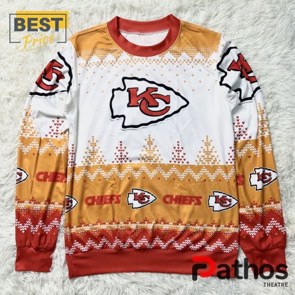 Men’ Kansas City Chiefs 2024 Christmas Ugly Sweater