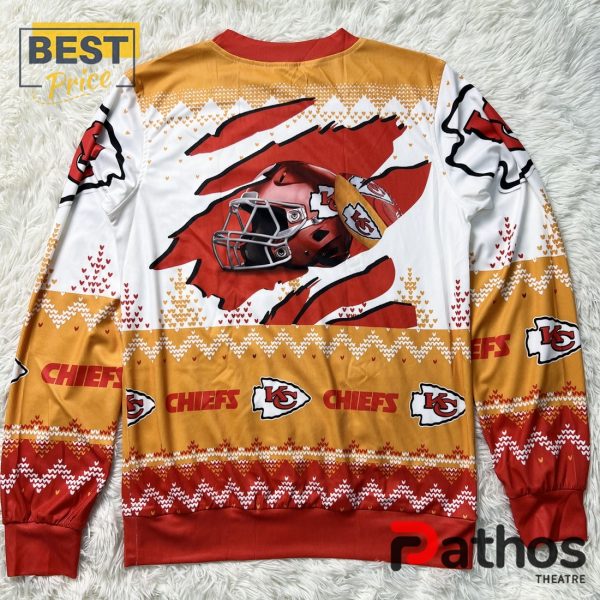 Men’ Kansas City Chiefs 2024 Christmas Ugly Sweater