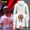 Men’s Cincinnati Bengals Football Team White Hoodie, Cap