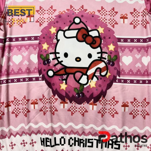 Men’s Hello Kitty 2024 Christmas Ugly Sweater