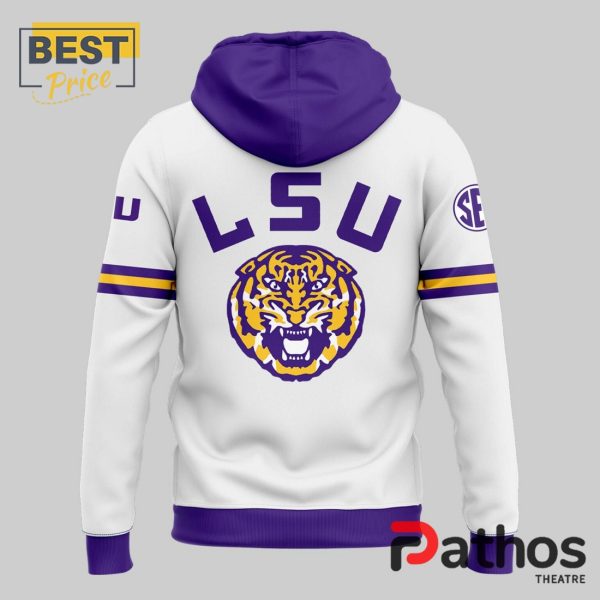 Men’s LSU Tigers 100 Years in Tiger Stadium White Hoodie