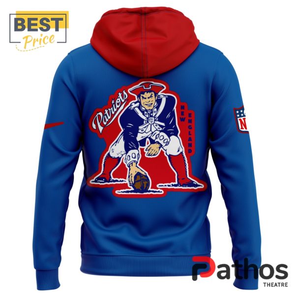 Men’s New England Patriots Rewind Blue Hoodie