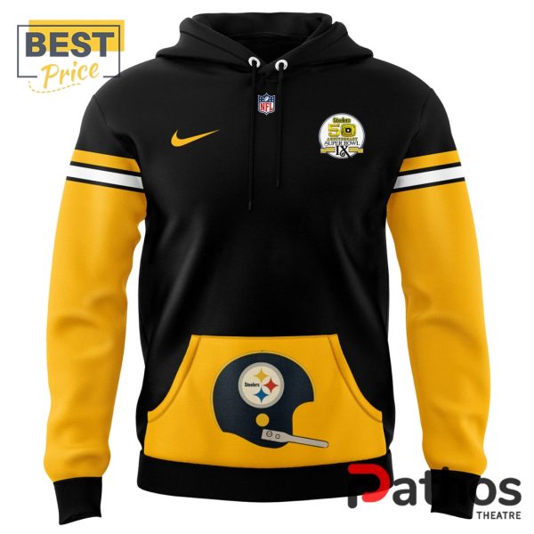 Men’s Pittsburgh Steelers Throwback 50th Anniversary Hoodie