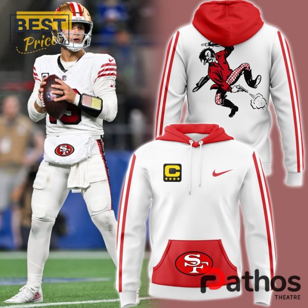 Men’s San Francisco 49ers Throwback Hoodie – White