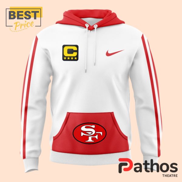 Men’s San Francisco 49ers Throwback Hoodie – White