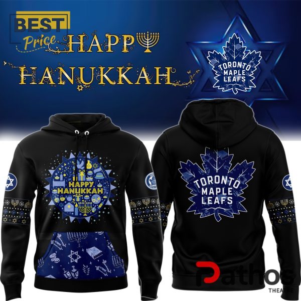 Men’s Toronto Maple Leafs 2024 Hanukkah Holliday Hoodie