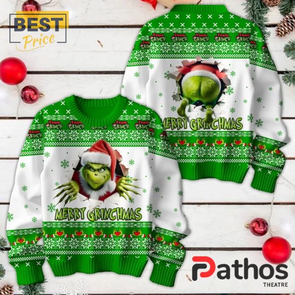 Merry Grinchmas 2024 Christmas Green Ugly Sweater