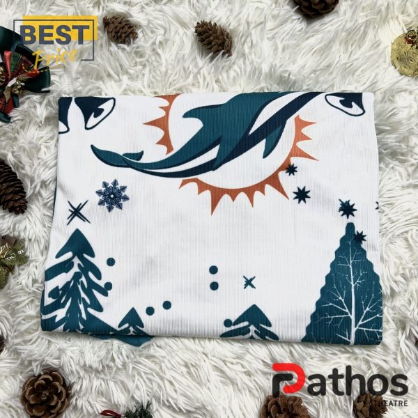 Miami Dolphins 2024 Christmas Ugly Sweater