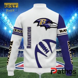 nfl baltimore ravens team baseball jacket 3 n3BHG