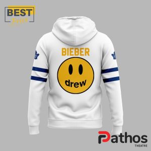 toronto maple leafs nhl justin bieber white hoodie 3 IRStB