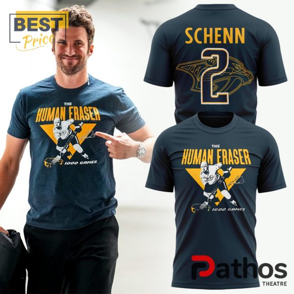 Nashville Predators The Human Eraser  2 Luke Schenn Shirt