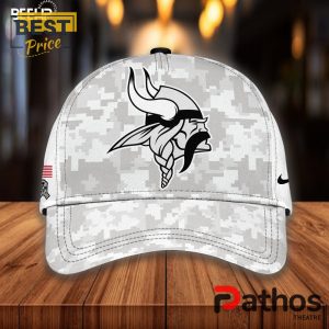 minnesota vikings camo 2024 salute to service hoodie jogger cap 4 JoM8Z