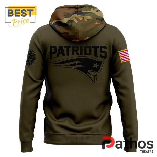 New England Patriots Nike Camo 2024 Salute to Service Hoodie