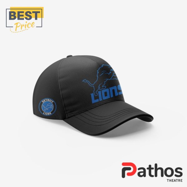 New Era Black Detroit Lions Momentum Cap