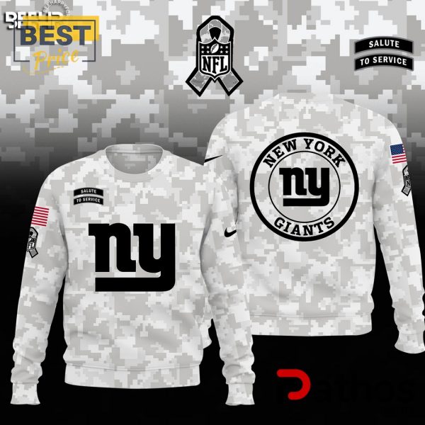 New York Giants Camo 2024 Salute to Service Hoodie