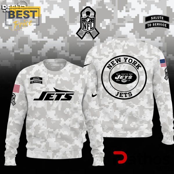 New York Jets Camo 2024 Salute to Service Hoodie