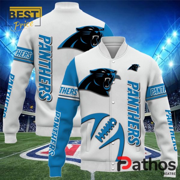 NFL Carolina Panthers Team Baseball Jacket