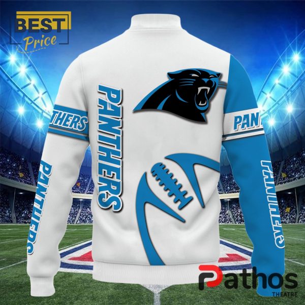 NFL Carolina Panthers Team Baseball Jacket