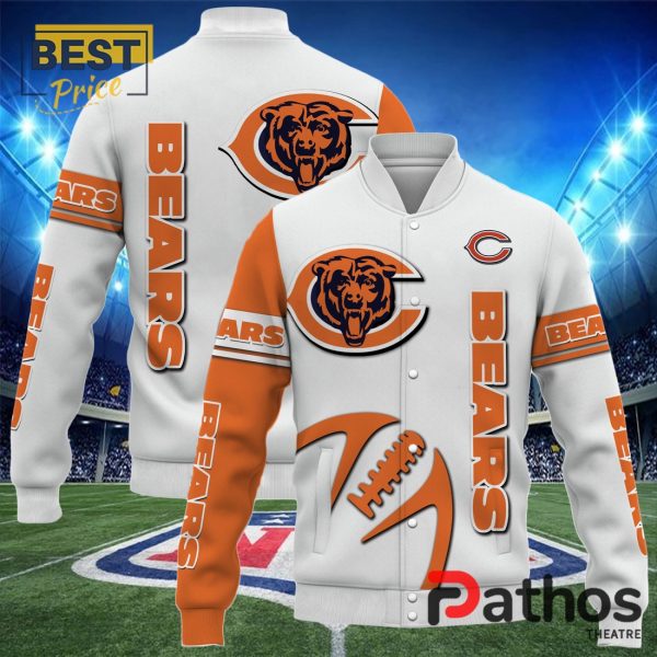 NFL Chicago Bears Team Baseball Jacket